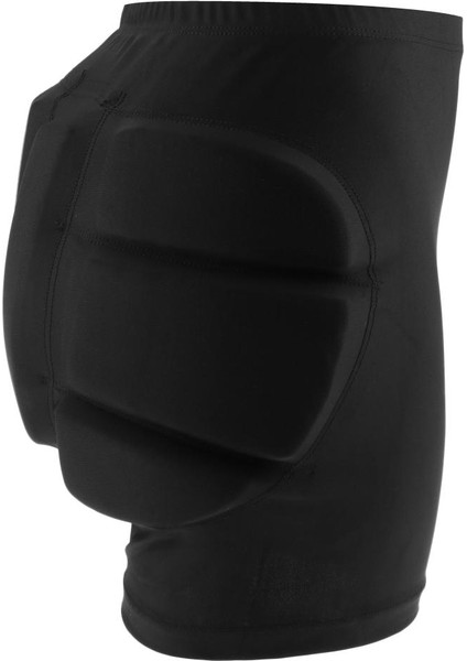 Strade Store 3D Koruma Kalça Eva Yastıklı Kısa Pantolon Koruyucu Dişli Guard Black Xl  (Yurt Dışından)