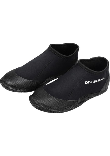 Konfor Dalış Çizmeler Kaymaz Kauçuk Taban Wetsuit Dalış Ayakkabı Rüzgar Sörfü Snorkeling Sörf Su Sporları Için - Siyah 39 (Yurt Dışından)