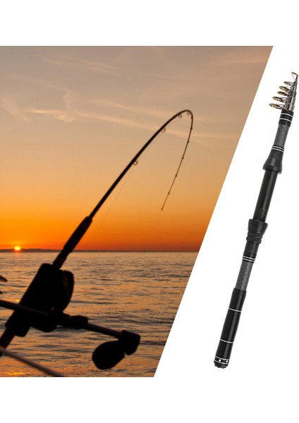 Karbon Fiber Taşınabilir Olta Karbon Fiber Tuzlu Su Tekne Olta Direği 2.4 M (Yurt Dışından) fiyatları