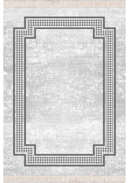 Bazaarforum Dekoratif Saçaklı Mermer Desen Yeni Model Pvc Deri Kaymaz Taban Dijital Baskı Halı 80X300 cm CK-575 fiyatları