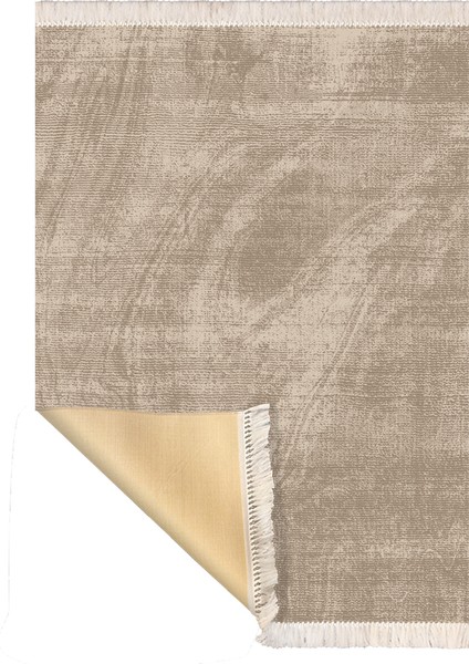 Bazaarforum Dekoratif Saçaklı Mermer Desen Yeni Model Pvc Deri Kaymaz Taban Dijital Baskı Halı 80X200CM CK-593