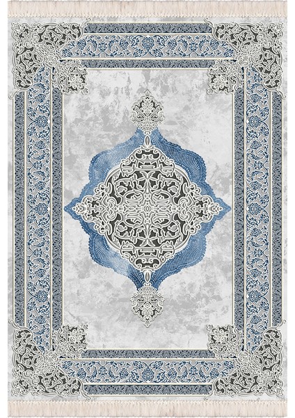 Bazaarforum Dekoratif Saçaklı Mermer Desen Yeni Model Pvc Deri Kaymaz Taban Dijital Baskı Halı 160X230CM CK-600 fiyatları