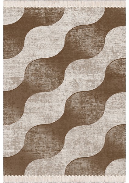 Makinede Yıkanabilir Oturma Odası Halısı Kaymaz Taban Halı 80X300 cm CK-614