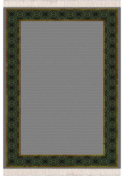 Bazaarforum Dekoratif Saçaklı Mermer Desen Yeni Model Pvc Deri Kaymaz Taban Dijital Baskı Halı 80X140CM CK-623