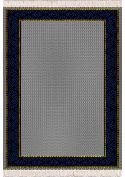 Bazaarforum Dekoratif Saçaklı Mermer Desen Yeni Model Pvc Deri Kaymaz Taban Dijital Baskı Halı 100X140 cm CK-624 fiyatları