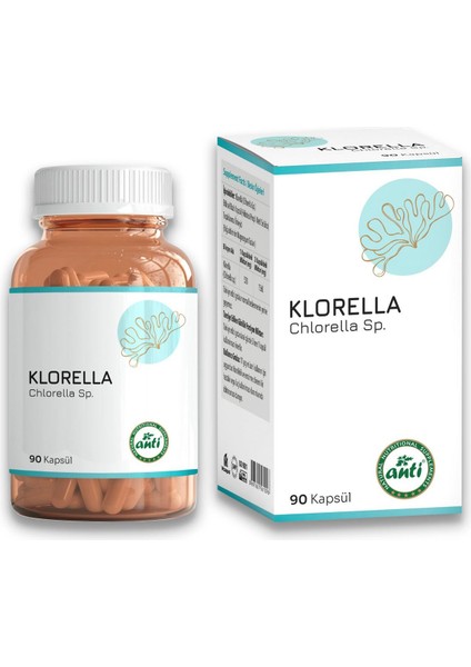 Klorella-ChlorellaMavi Yeşil Alg Yosun 90 Kapsül (2 Adet)