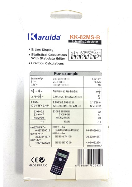 Karuıda Bilimsel Fonksiyonlu Hesap Makinesi