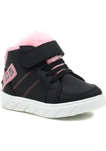 BOOKS NEW 1 PR Siyah Kız Çocuk High Sneaker