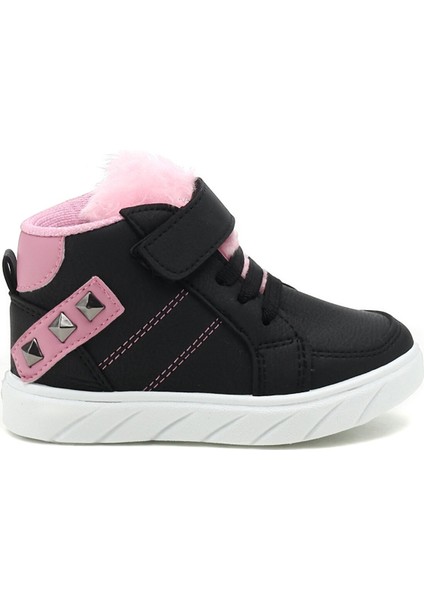 BOOKS NEW 1 PR Siyah Kız Çocuk High Sneaker