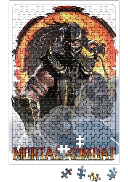 Scorpion Mortal Kombat Game Puzzle 240 Parça Yapboz