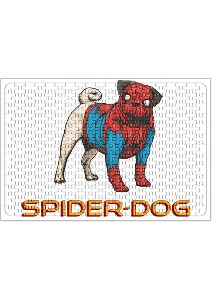 Spider Dog Pug Köpek Puzzle 240 Parça Yapboz