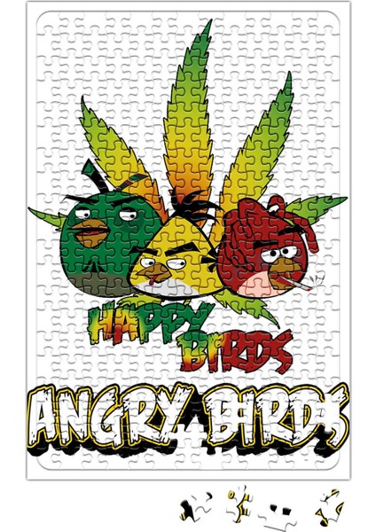 Angry Birds Happy Birds Puzzle 240 Parça Yapboz