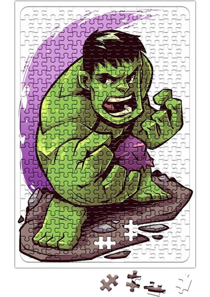 Hulk Chibi Puzzle 240 Parça Yapboz