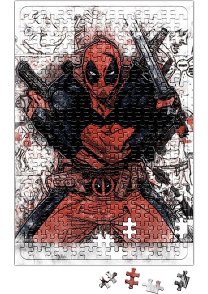 Deadpool Marvel Franciss Uzzle 240 Parça Yapboz