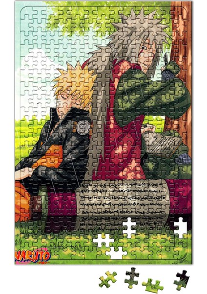 Naruto E Jiraya Puzzle 240 Parça Yapboz