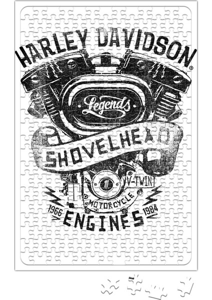 Harley Davidson Puzzle 240 Parça Yapboz