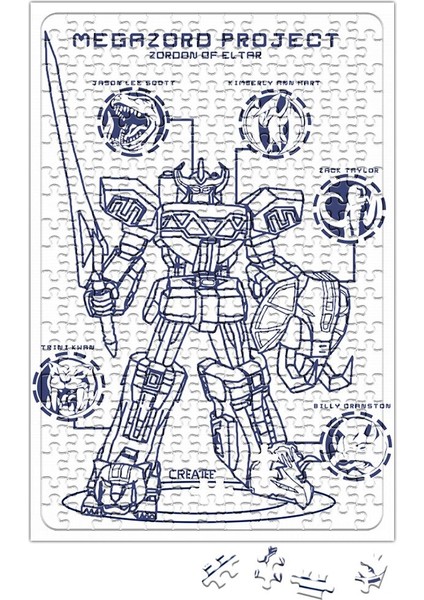 The Zord Puzzle 240 Parça Yapboz