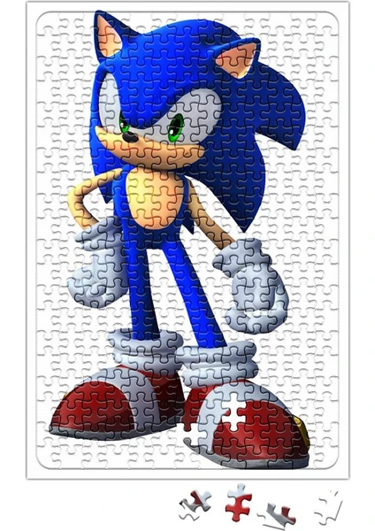 Baskı Dükkanı Sonic Puzzle 240 Parça Yapboz