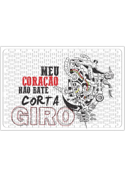 Meu Coraçao Nao Bate Corta Giros Puzzle 240 Parça Yapboz