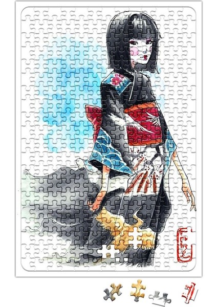 Kokeshi Puzzle 240 Parça Yapboz