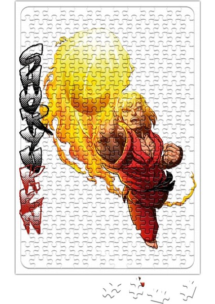 Ken Masters Street Fighter Puzzle 240 Parça Yapboz