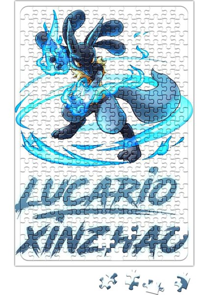 Pokemon Go Pikachu Lucario Puzzle 240 Parça Yapboz