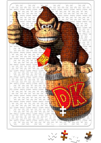 Donkey Kong Super Nintendo Game Puzzle 240 Parça Yapboz