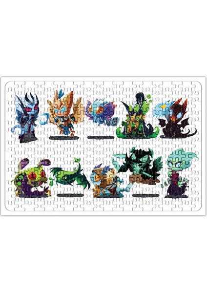 Dota 2 Heroes Cartoons Puzzle 240 Parça Yapboz
