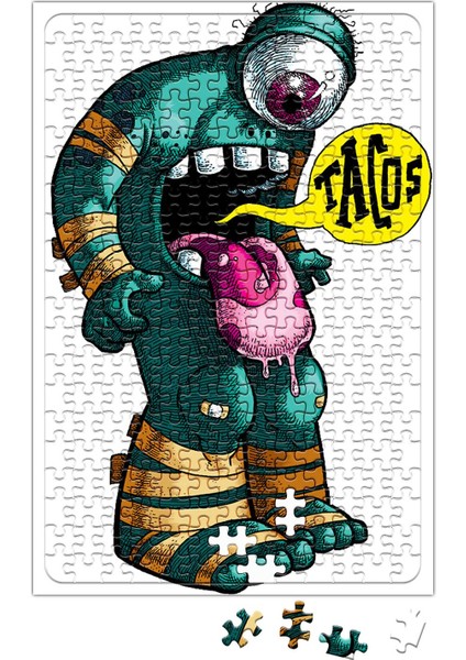 Tüm Vücudum Tacos Istiyor Puzzle 240 Parça Yapboz