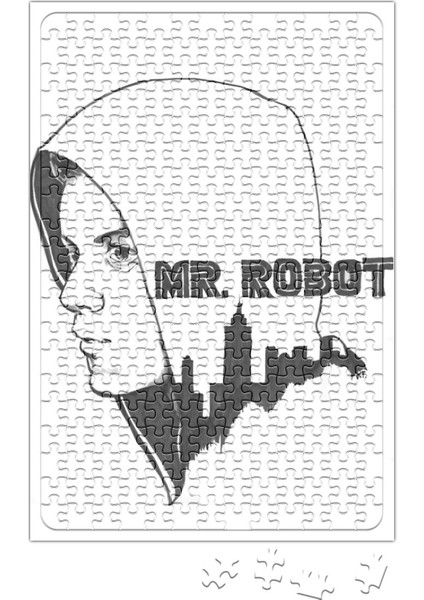 Mr Robot Puzzle 240 Parça Yapboz