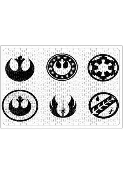 Jedi Star Wars Symbol Puzzle 240 Parça Yapboz