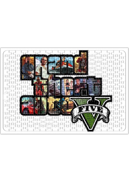 Grand Theft Auto Gta Logo Puzzle 240 Parça Yapboz