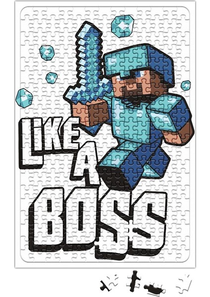 Minecraft Like A Boss Puzzle 240 Parça Yapboz