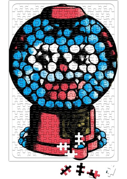 Gumball Şeker Makinesi Puzzle 240 Parça Yapboz