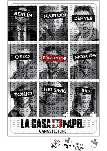 La Casa De Papel - 001 Puzzle 240 Parça Yapboz