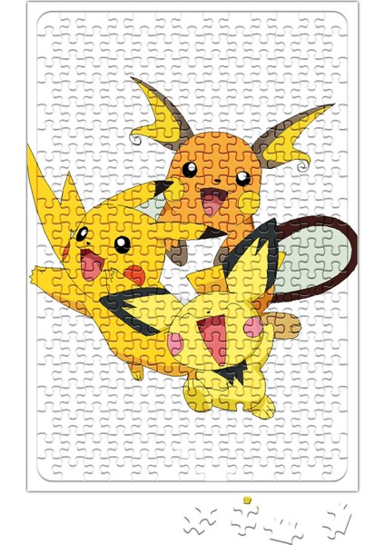 Raichu Pokemon Go Pikachu Puzzle 240 Parça Yapboz