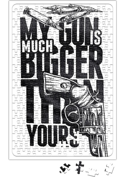 My Gun Minha Arma Puzzle 240 Parça Yapboz
