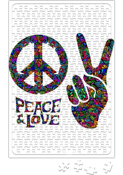 Zafer ve Barış Işareti Peace Lowe Puzzle 240 Parça Yapboz