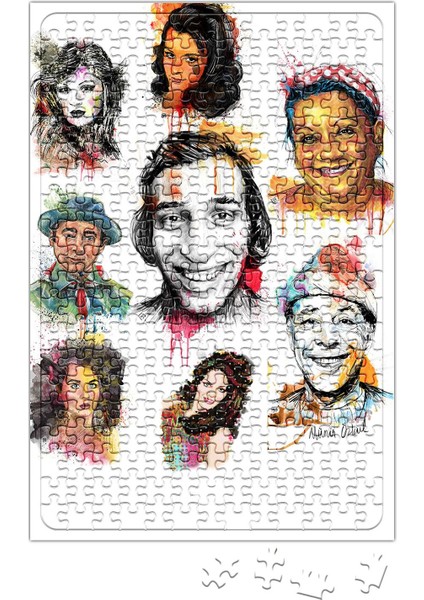 Yeşilçam Efsaneleri Unutulmazlar Puzzle 240 Parça Yapboz