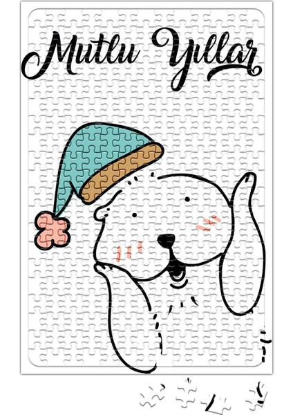 Sevimli Su Samurları Ile Mutlu Yıllar Puzzle 240 Parça Yapboz