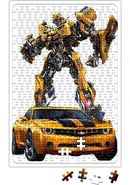 Baskı Dükkanı Bumblebee Transformes Puzzle 240 Parça Yapboz