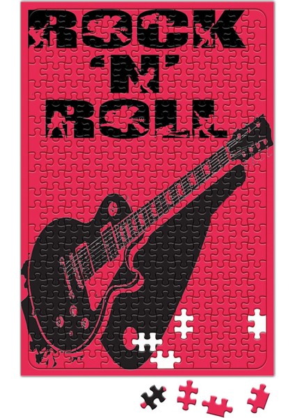 Rock Roll Müzik Puzzle 240 Parça Yapboz