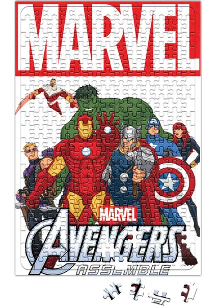 Baskı Dükkanı Marvel Avengers Puzzle 240 Parça Yapboz