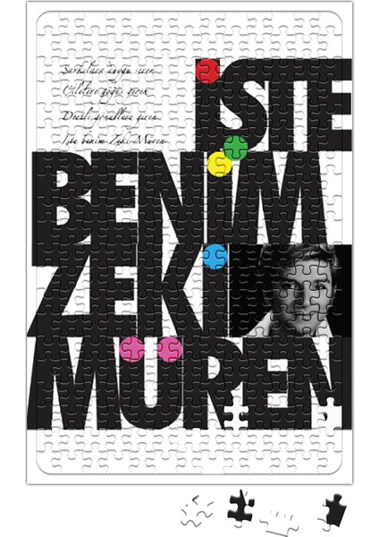 Işte Benim Zeki Müren Illustrasyon Puzzle 240 Parça A3