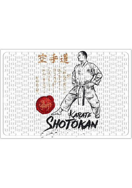 Karate Shotokan Dojo Kun Puzzle 240 Parça Yapboz
