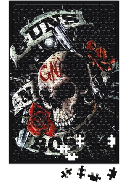 Guns N Roses Guns Roses Estampa Puzzle 240 Parça Yapboz