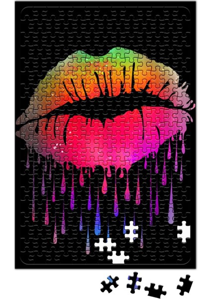 Şeker Gibi Dudaklar Puzzle 240 Parça Yapboz