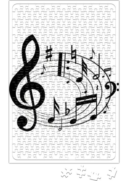 Müzik Nota Puzzle 240 Parça Yapboz