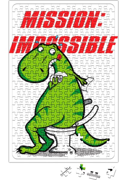 Dinosaur Dinazor Mission Impossible Puzzle 240 Parça Yapboz
