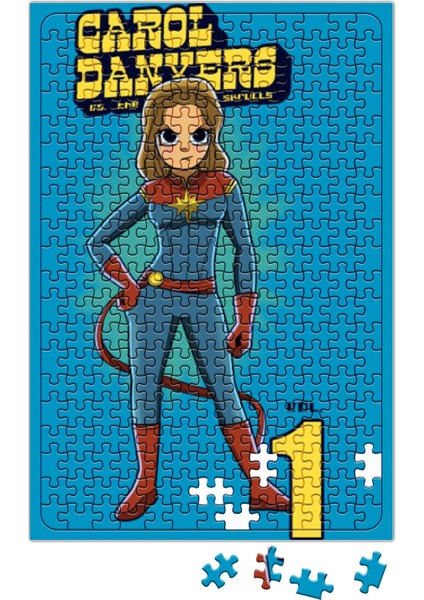 Captain Marvel Carol Danvers The Skrulls Puzzle 240 Parça